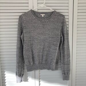 GAP Heather Gray Women's 100% Cotton Crew Neck Sweater Size Small